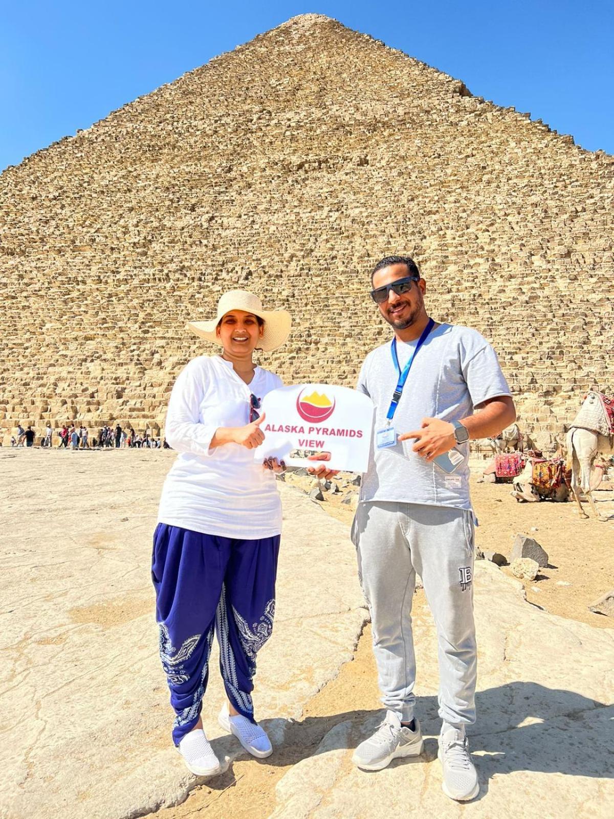 Alaskapyramidsview Kafret el-Gabal Exteriér fotografie