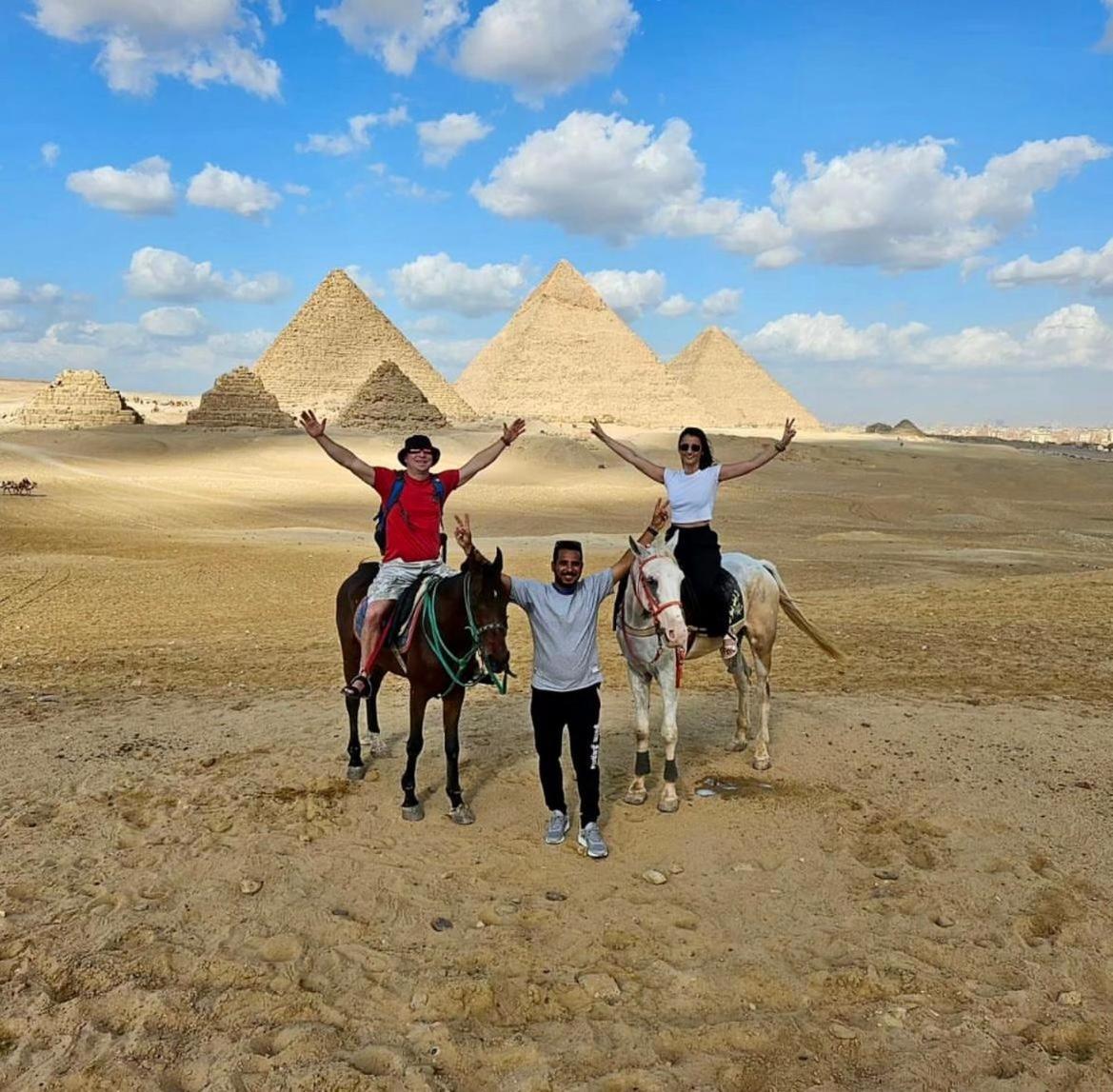 Alaskapyramidsview Kafret el-Gabal Exteriér fotografie