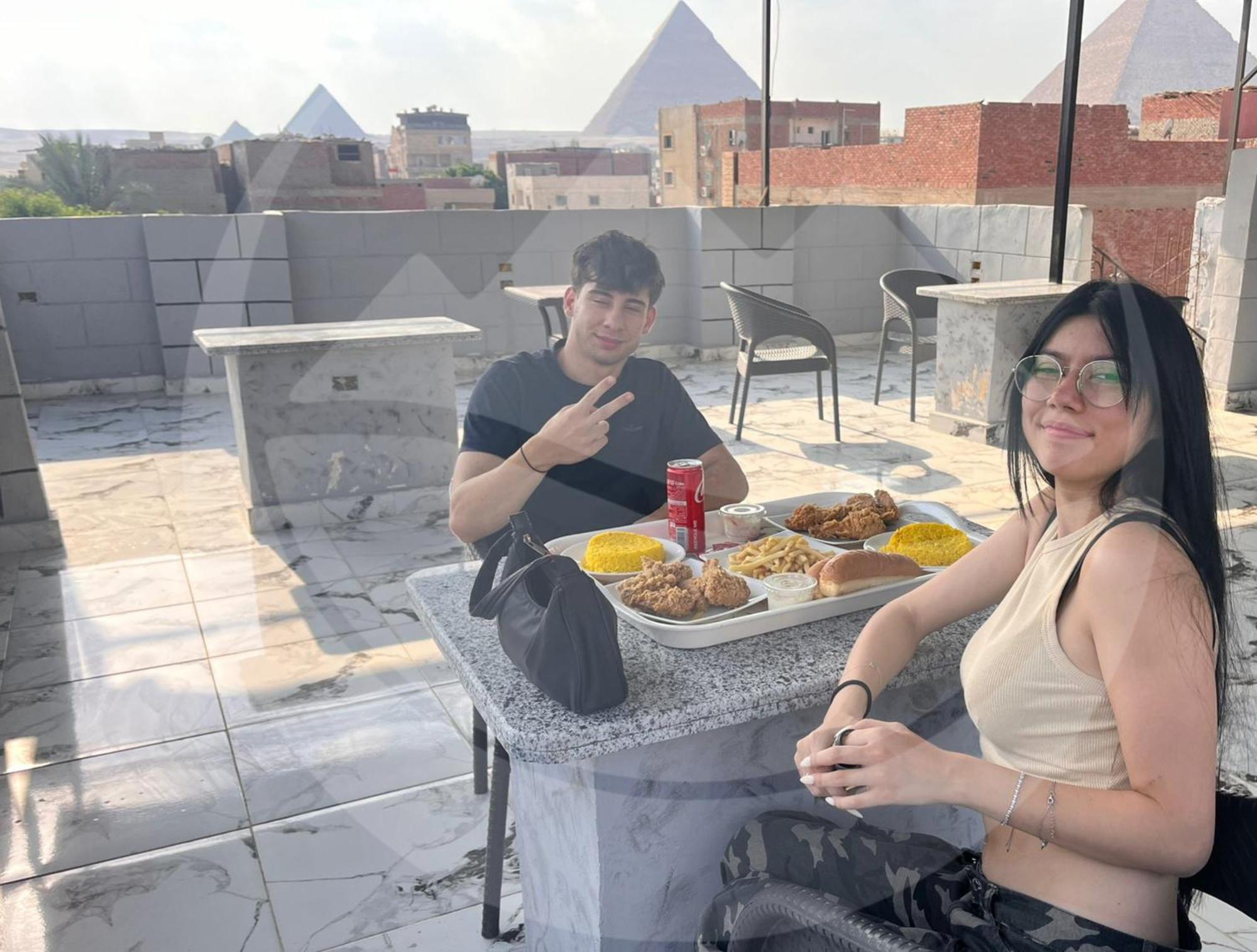 Alaskapyramidsview Kafret el-Gabal Exteriér fotografie